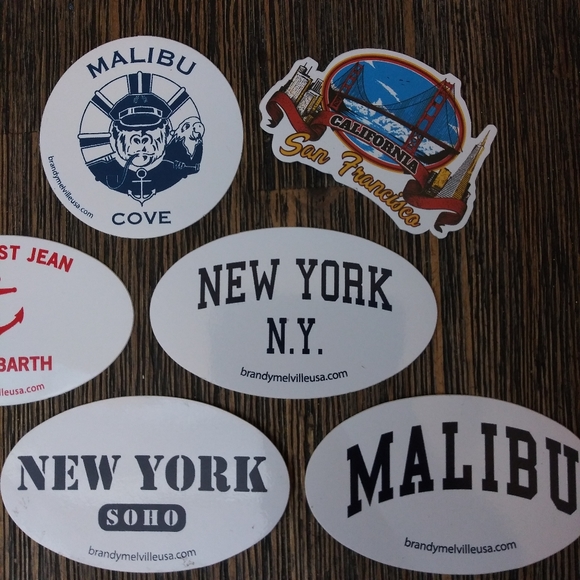 15 pc Brandy Melville Sticker Collection Malibu - Picture 3 of 6